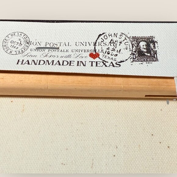 The Cheshire Cat We Are All Mad Here Canvas Wall Art Handmade In Texas 8x8 - Picture 4 of 4